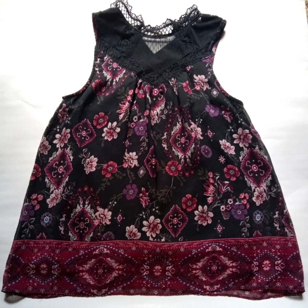 Cite floral pront dress shirt